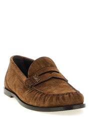Saint Laurent Brown Calfskin Loafers