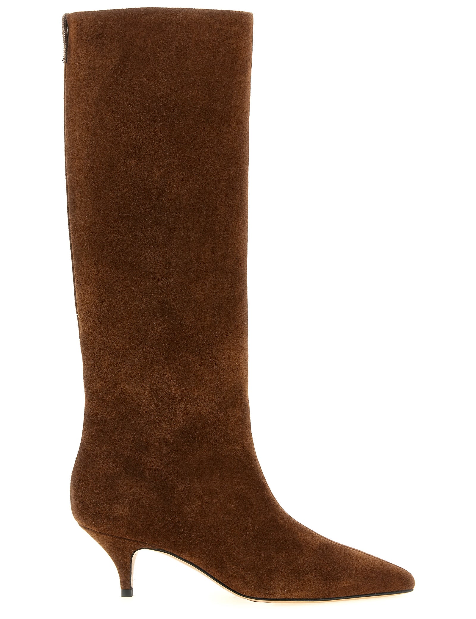 Fabiana Filippi Brown Suede Over The Knee Boots
