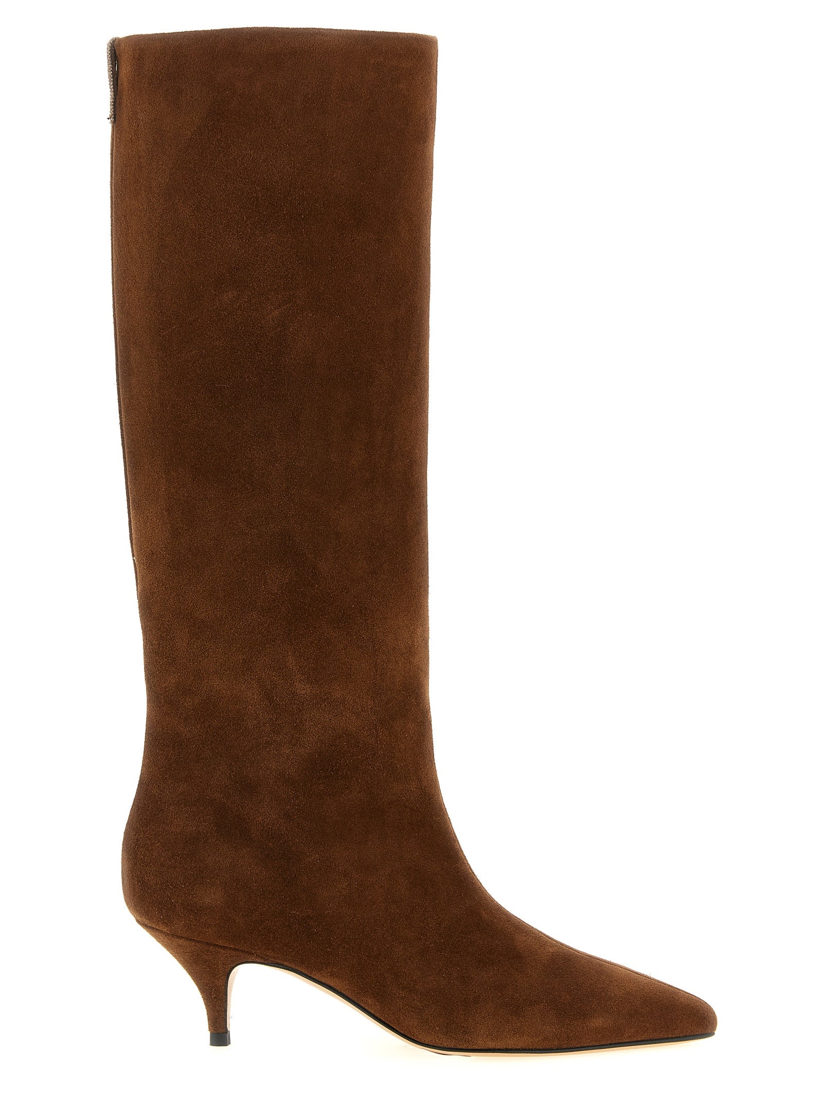 Fabiana Filippi Brown Suede Over The Knee Boots