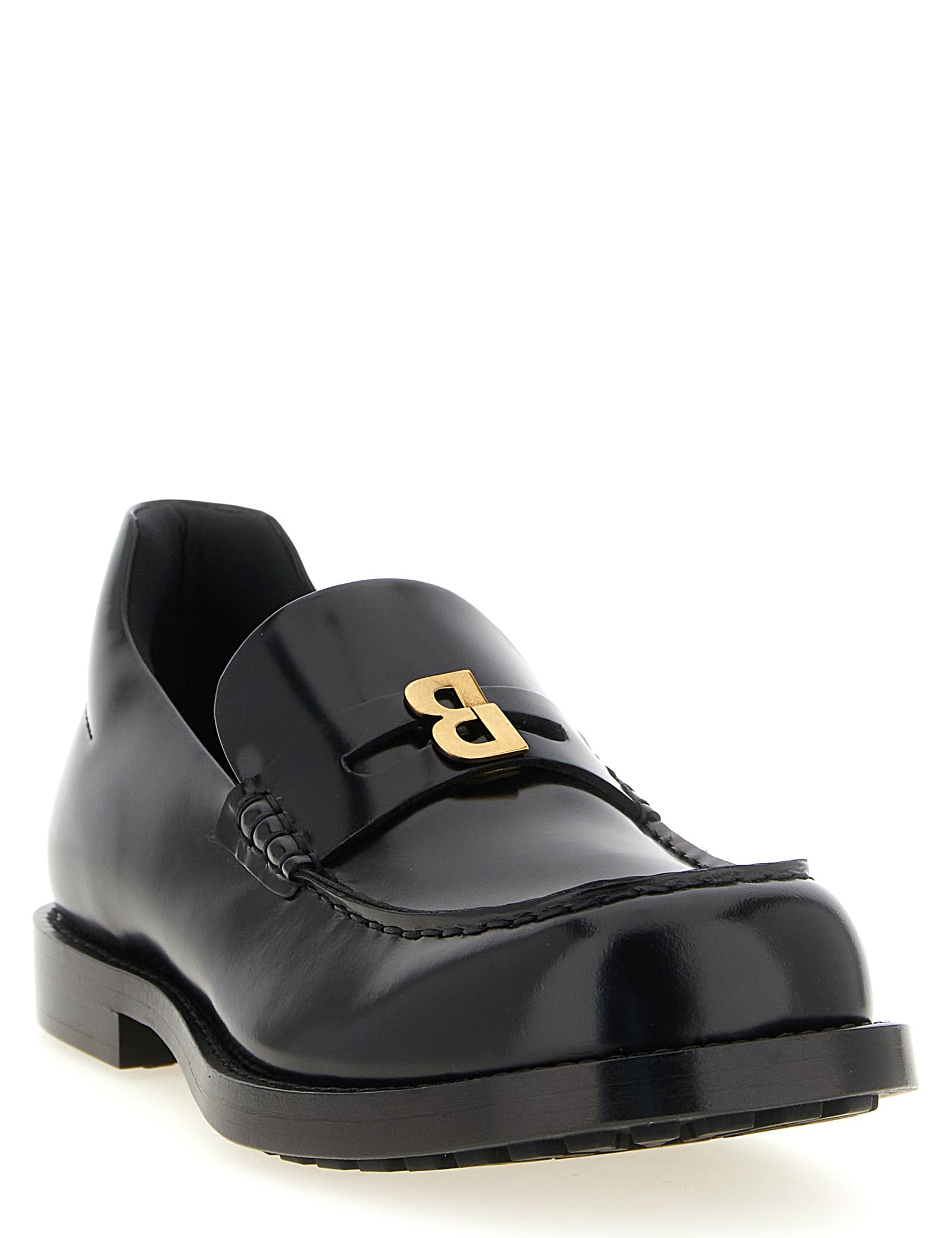 Balenciaga Black Calfskin Loafers