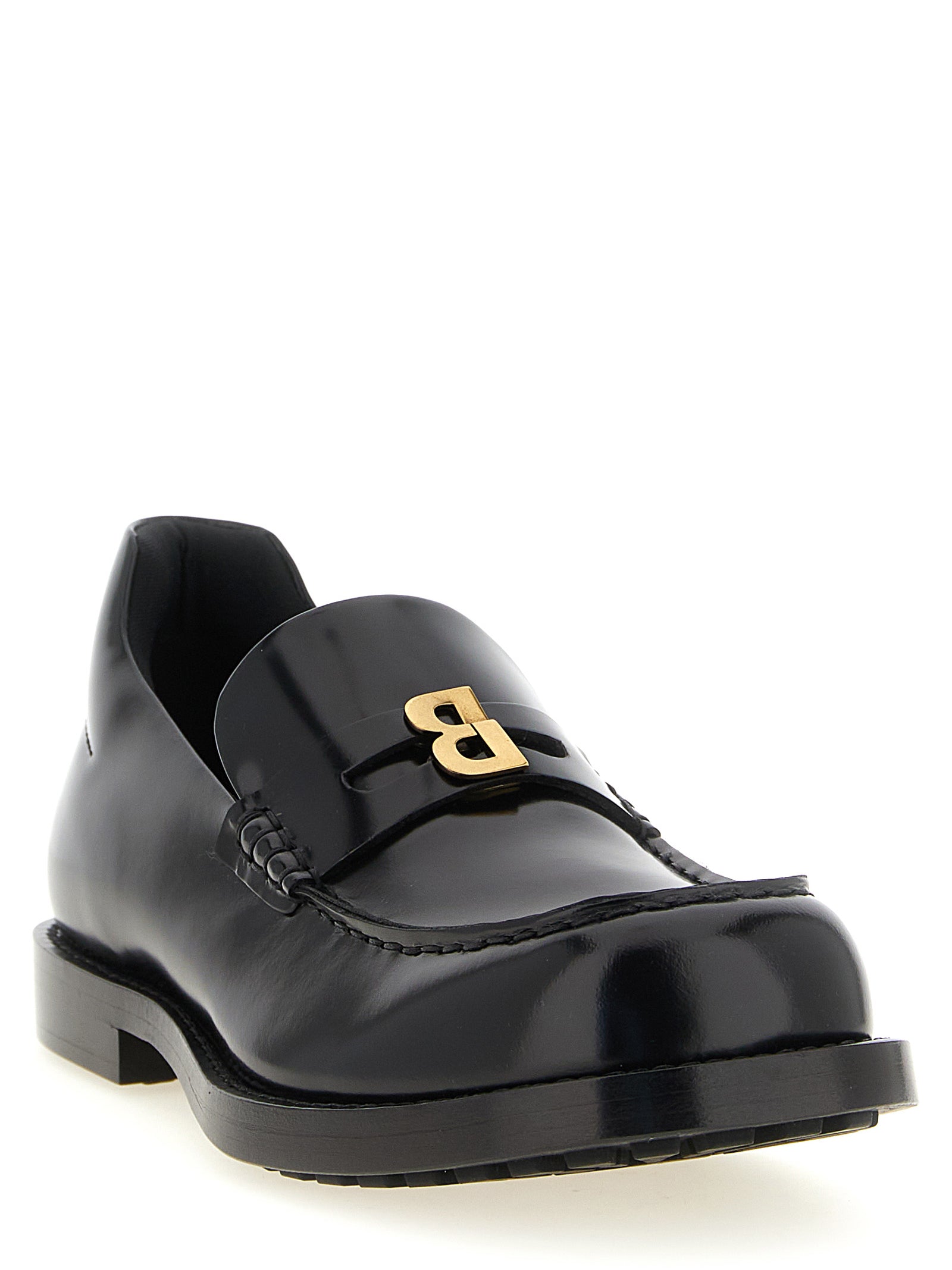 Balenciaga Black Calfskin Loafers