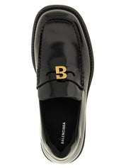 Balenciaga Black Calfskin Loafers