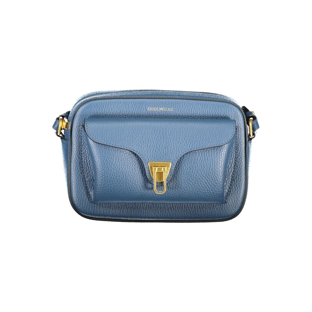 Coccinelle Blue Leather Shoulder Bag