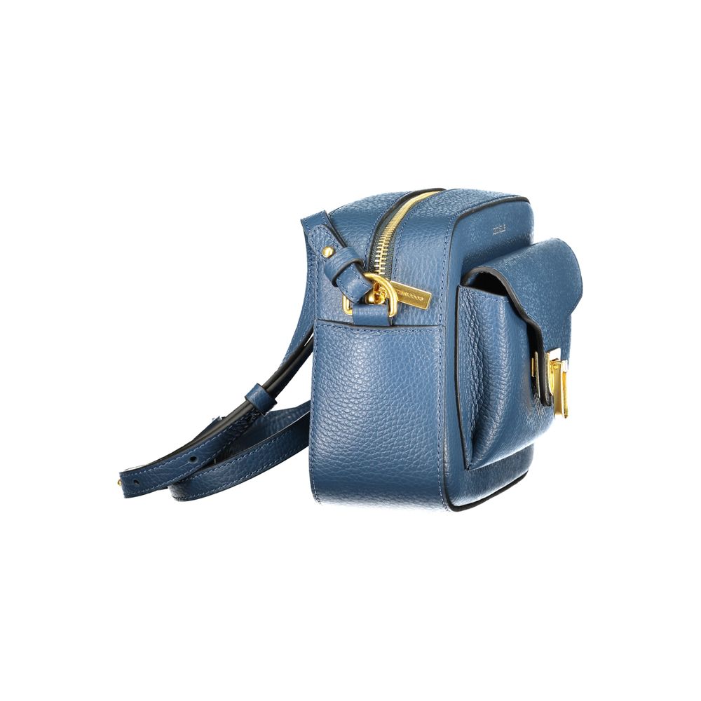 Coccinelle Blue Leather Shoulder Bag