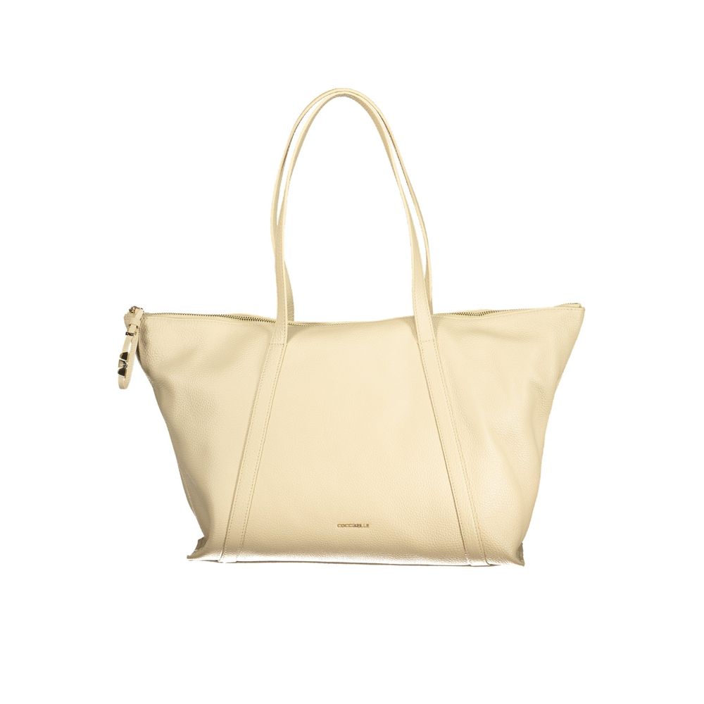 Coccinelle Beige Leather Handbags