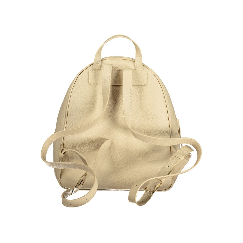 Coccinelle Beige Leather Backpack
