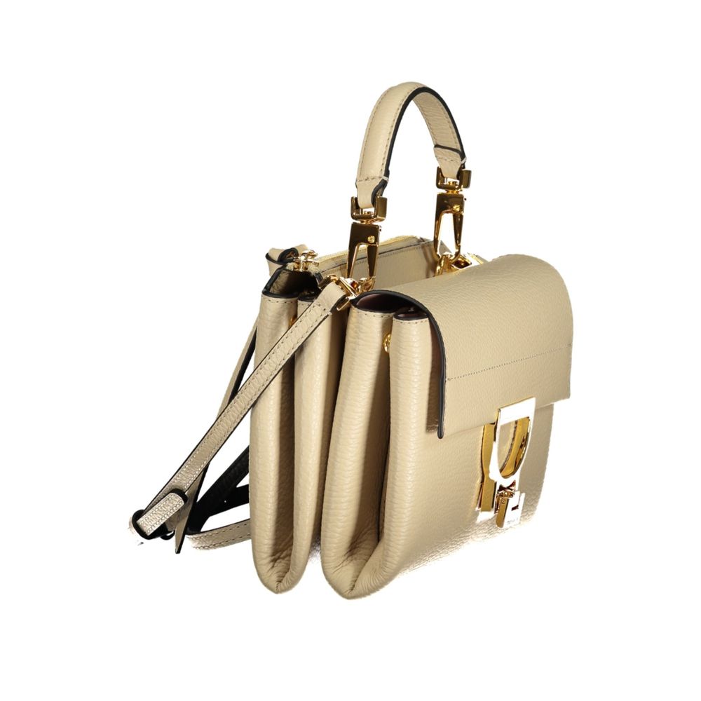 Coccinelle Beige Leather Handbags