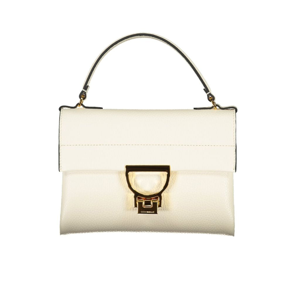 Coccinelle White Leather Handbag