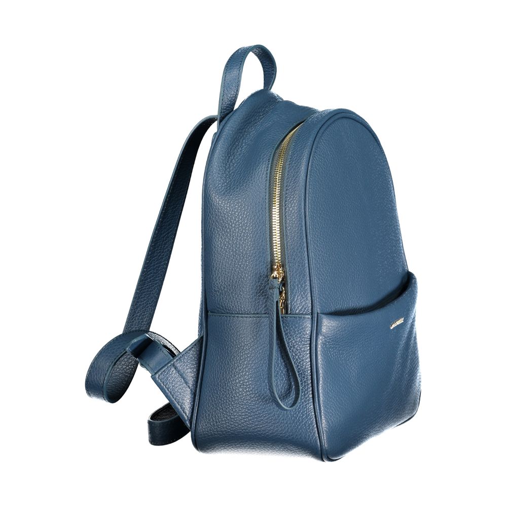 Coccinelle Blue Leather Backpack