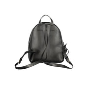 Coccinelle Black Leather Backpack