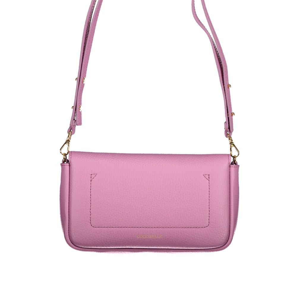 Coccinelle Violet Leather Mini Bag