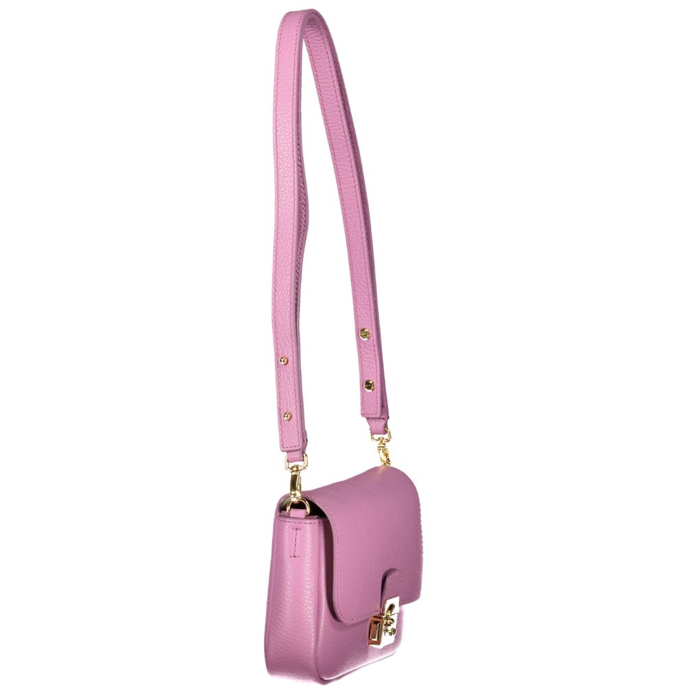 Coccinelle Violet Leather Mini Bag