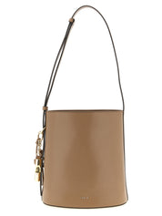 Furla Beige Calfskin Bucket Bag