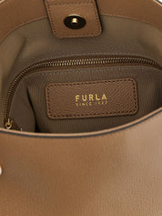 Furla Beige Calfskin Bucket Bag
