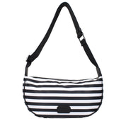 Karl Lagerfeld Black Fabric Crossbody Bag