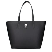 Karl Lagerfeld Black Polyurethane Shoulder Bag