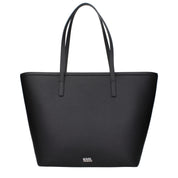 Karl Lagerfeld Black Polyurethane Shoulder Bag