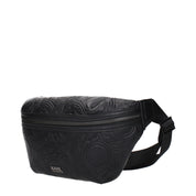 Karl Lagerfeld Black Polyurethane Backpack