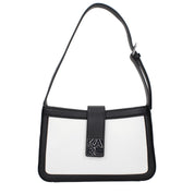 Karl Lagerfeld White Leather Shoulder Bag