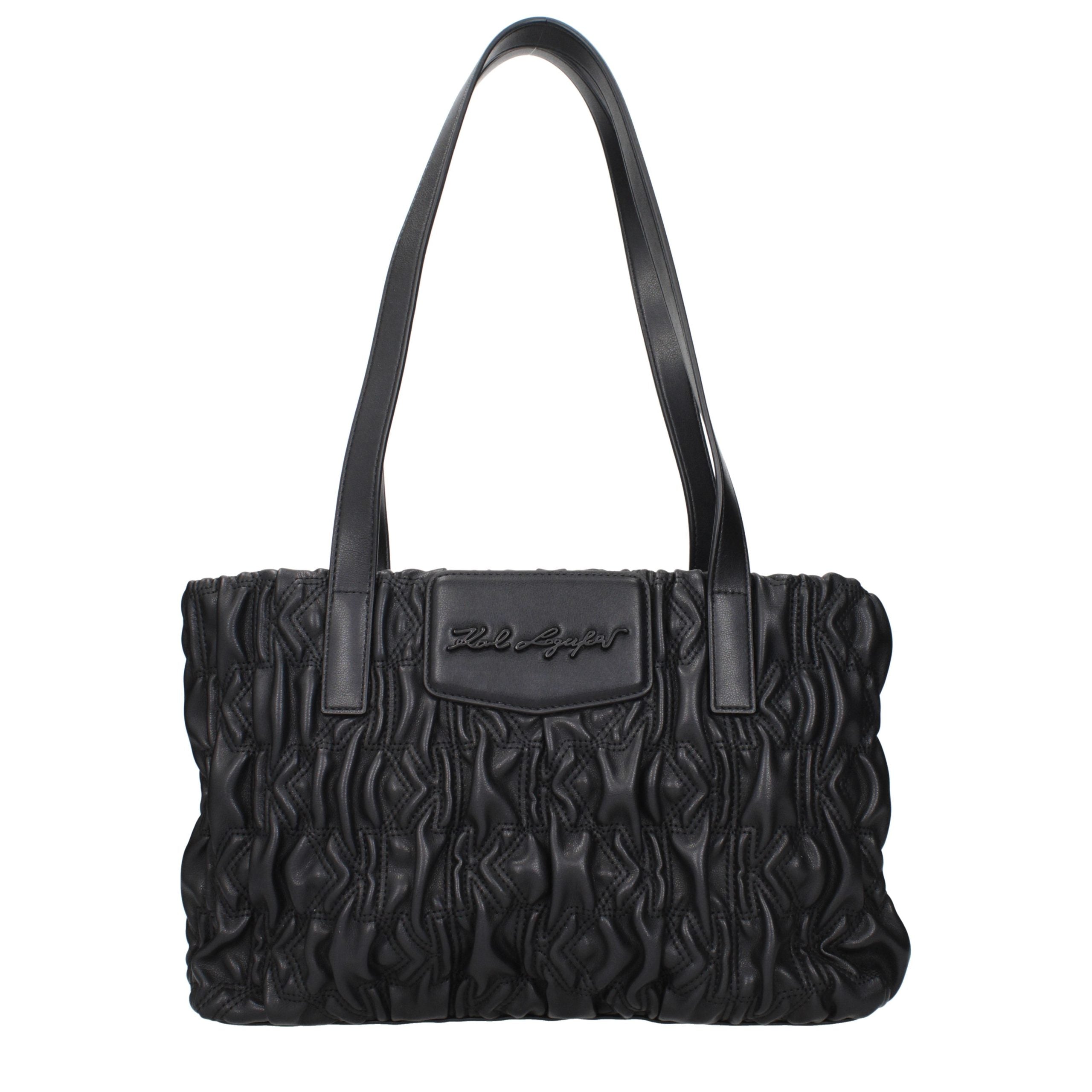 Karl Lagerfeld Black Polyester Shoulder Bags