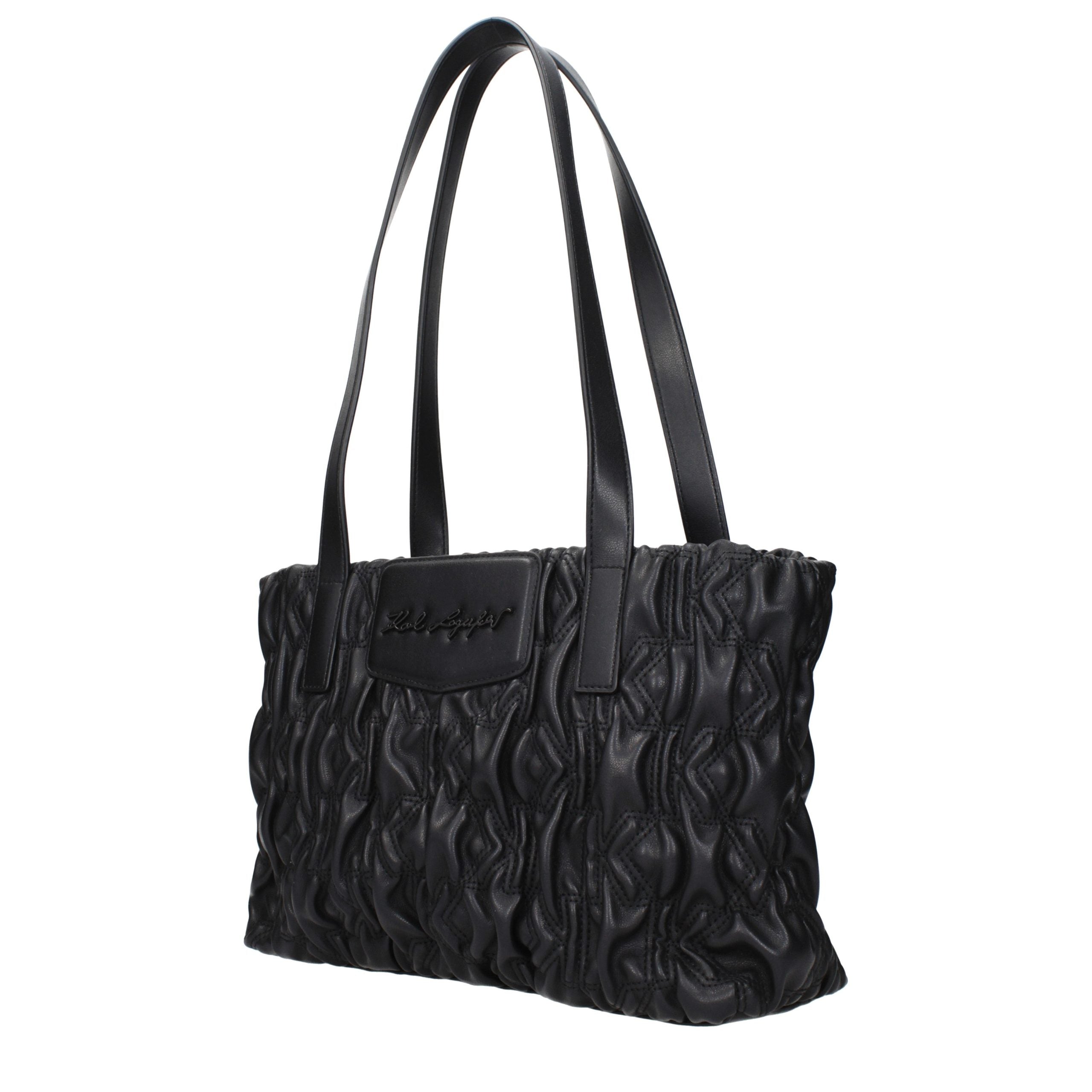 Karl Lagerfeld Black Polyester Shoulder Bags