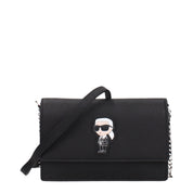 Karl Lagerfeld Black Polyurethane Handbags