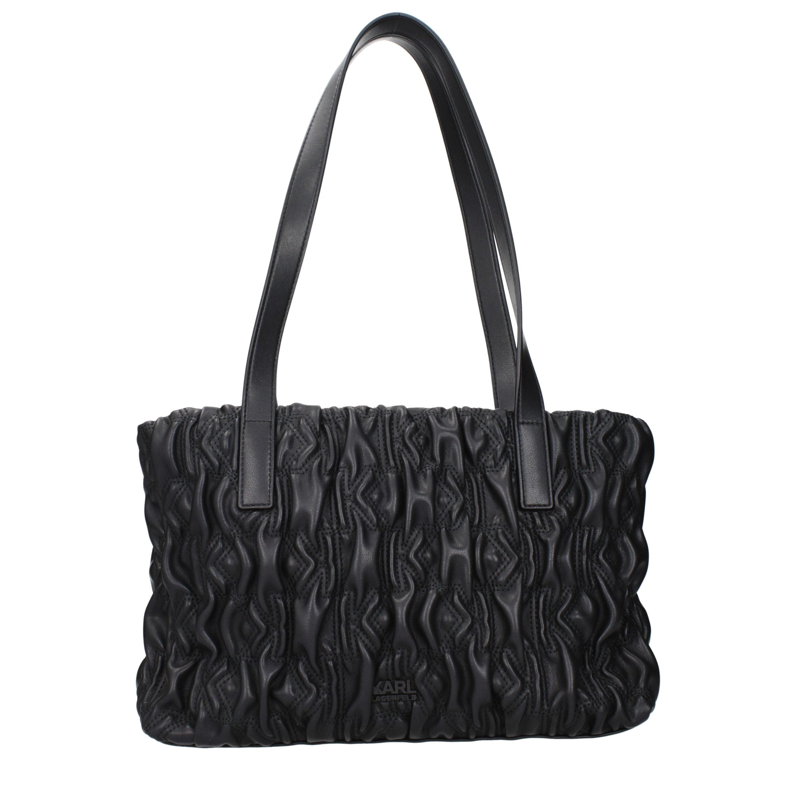 Karl Lagerfeld Black Polyester Shoulder Bags
