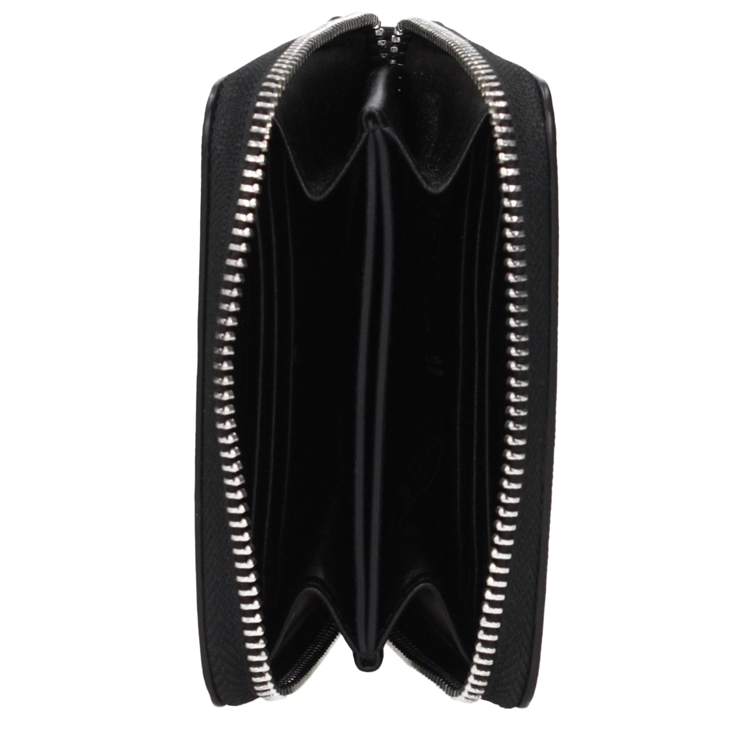 Karl Lagerfeld Black Polyurethane Wallets