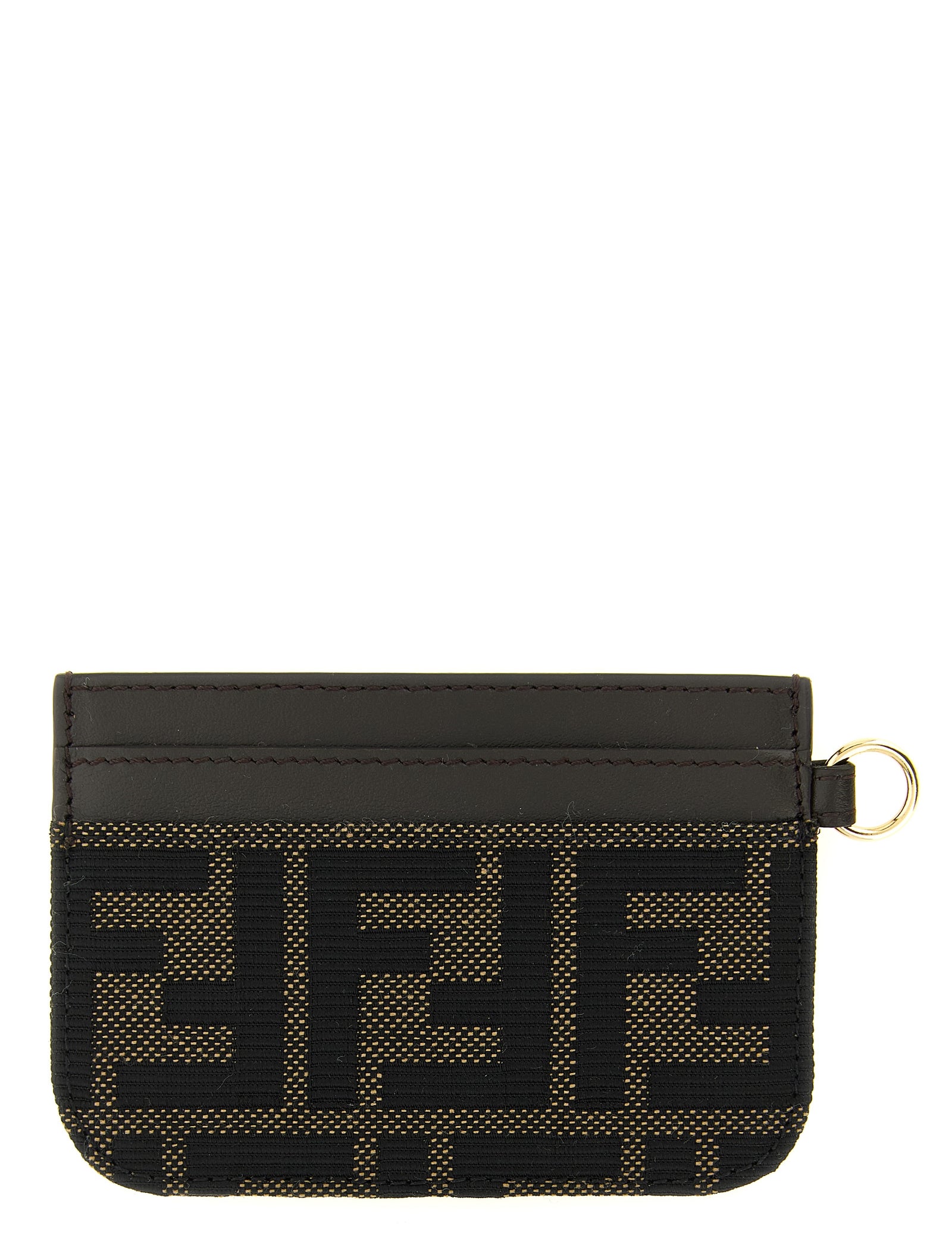 Fendi Brown Polyester Cardholder