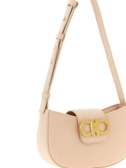 Ferragamo Pink Calfskin Shoulder Bags