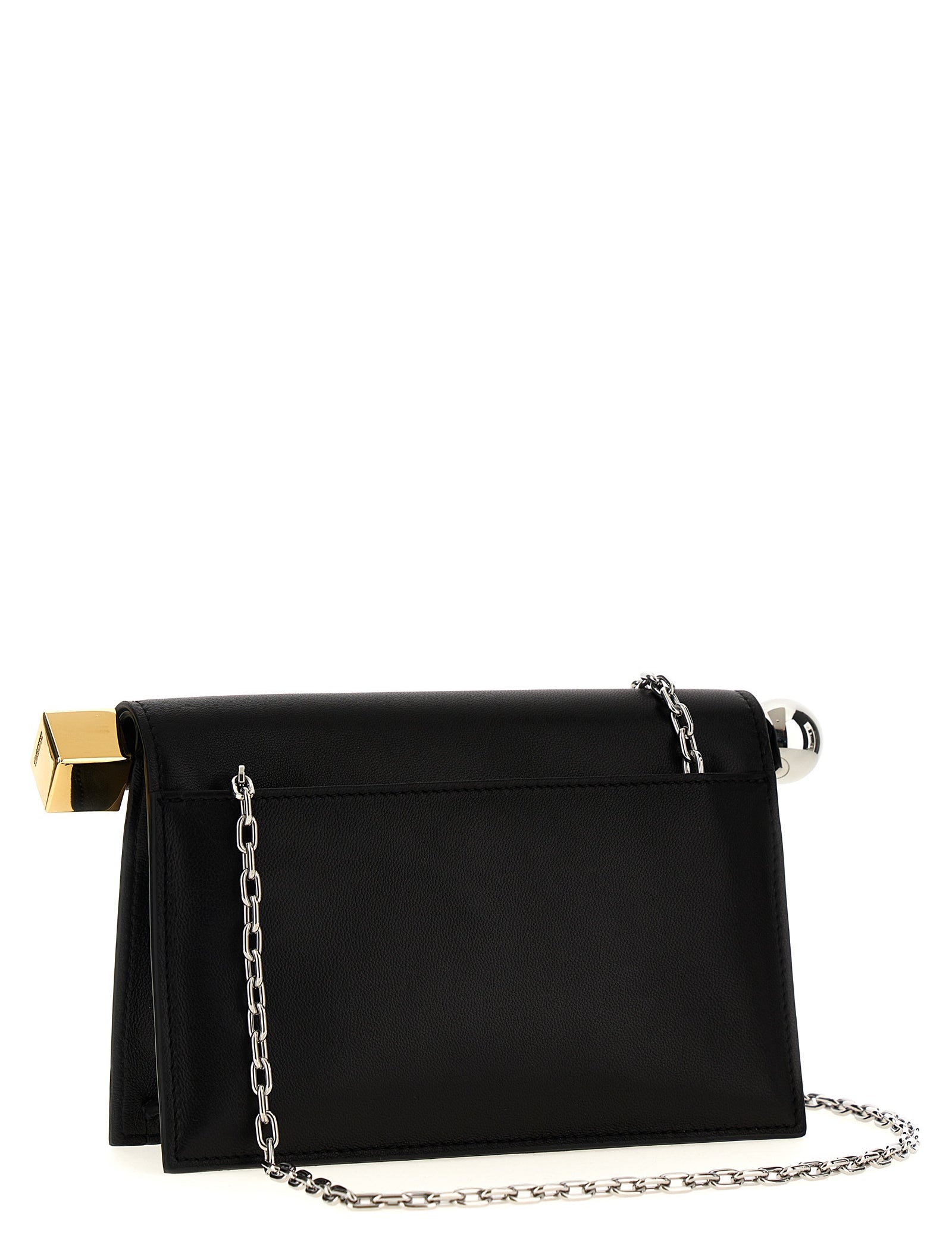 Jacquemus Black Lamb Leather Clutch