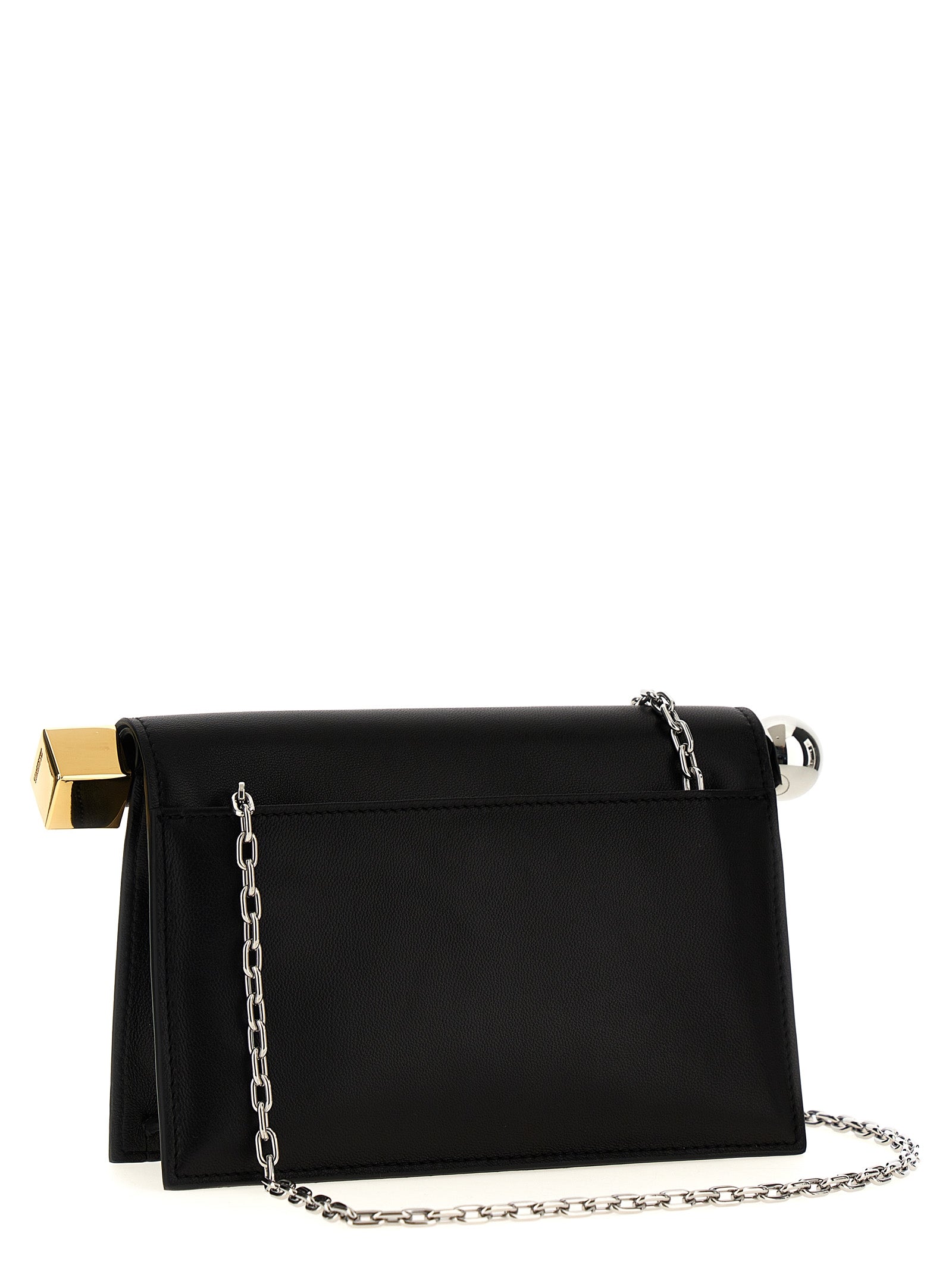 Jacquemus Black Lamb Leather Clutch