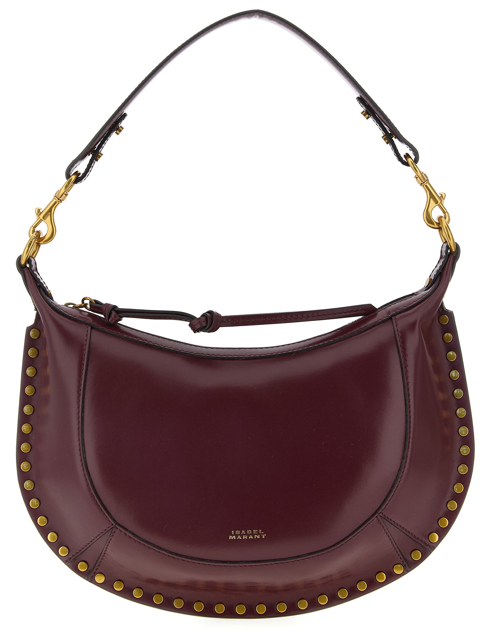 Isabel Marant Bordeaux Calfskin Shoulder Bag