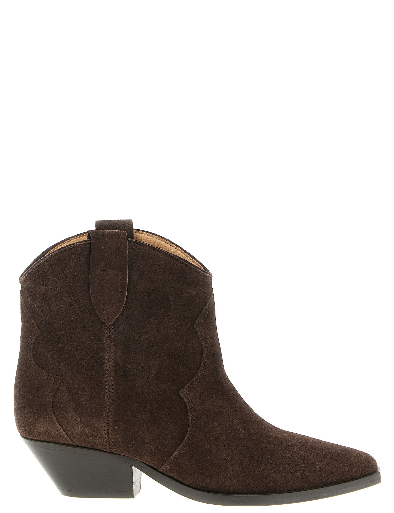 Isabel Marant Brown Calfskin Ankle Boots
