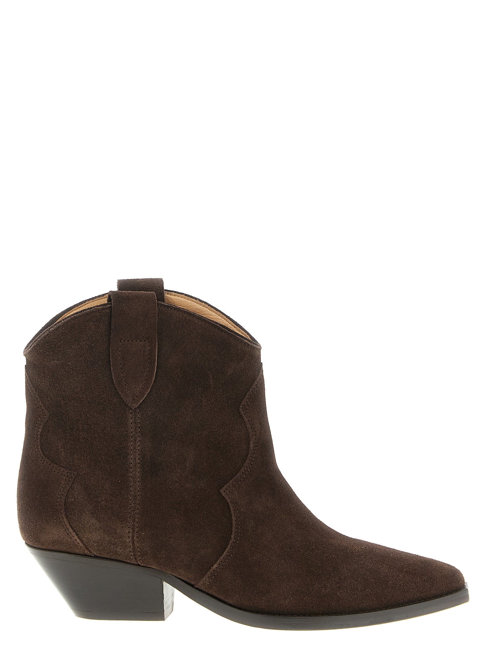 Isabel Marant Brown Calfskin Ankle Boots