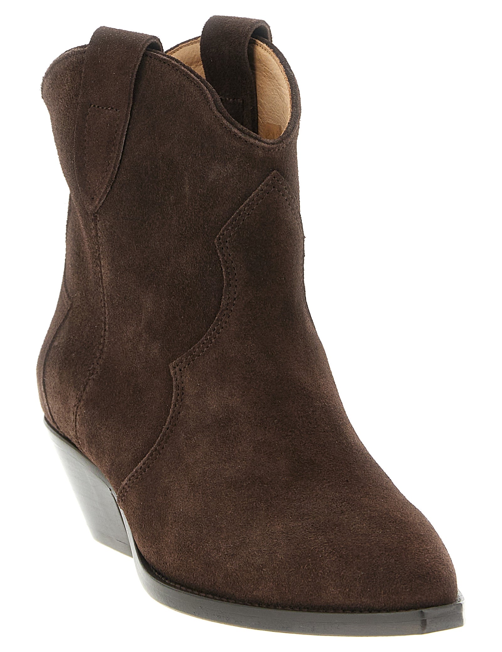 Isabel Marant Brown Calfskin Ankle Boots