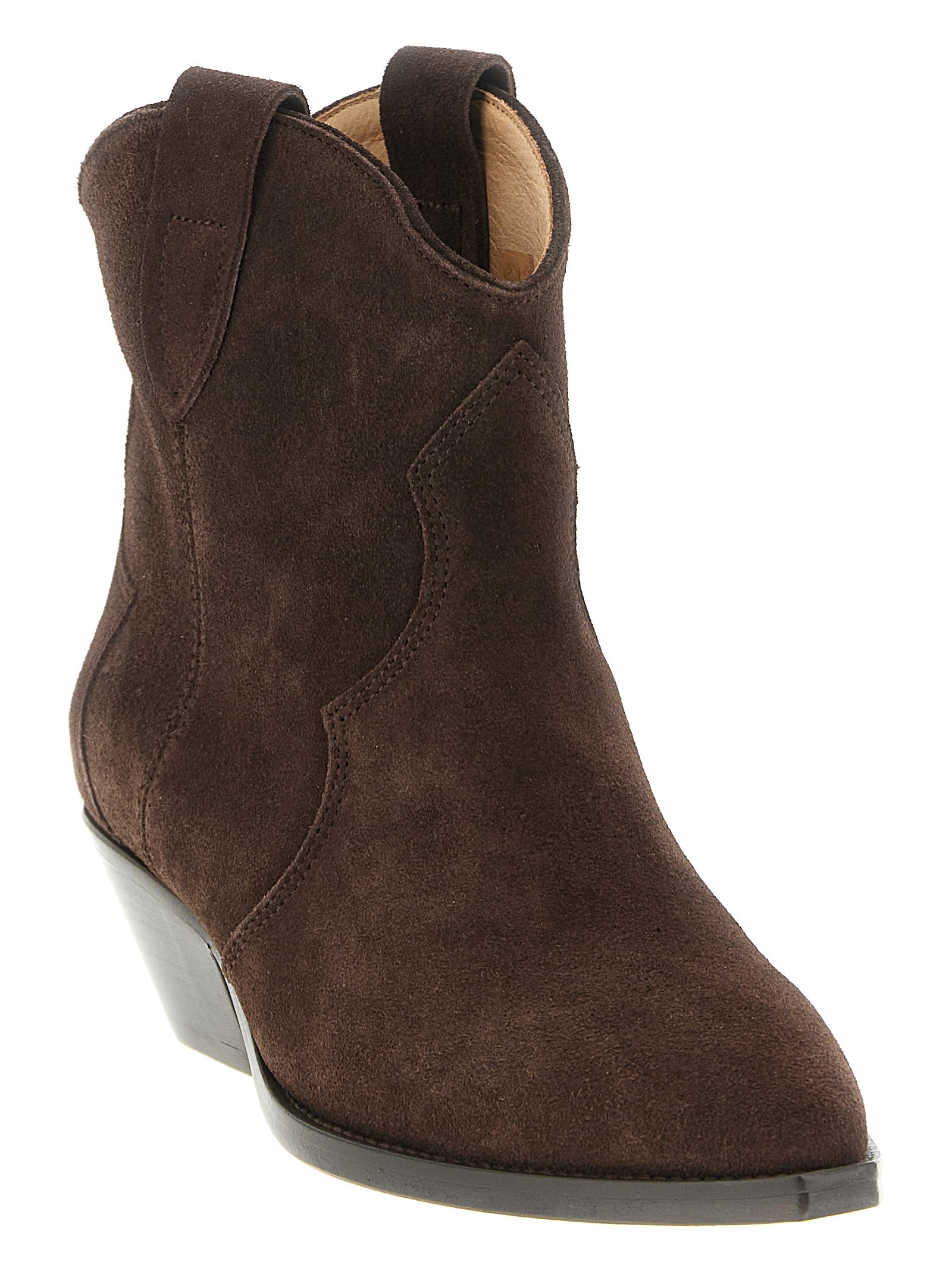 Isabel Marant Brown Calfskin Ankle Boots