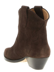Isabel Marant Brown Calfskin Ankle Boots