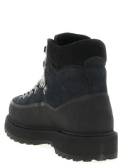 Diemme Black Cow Leather Ankle Boots