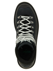 Diemme Black Cow Leather Ankle Boots
