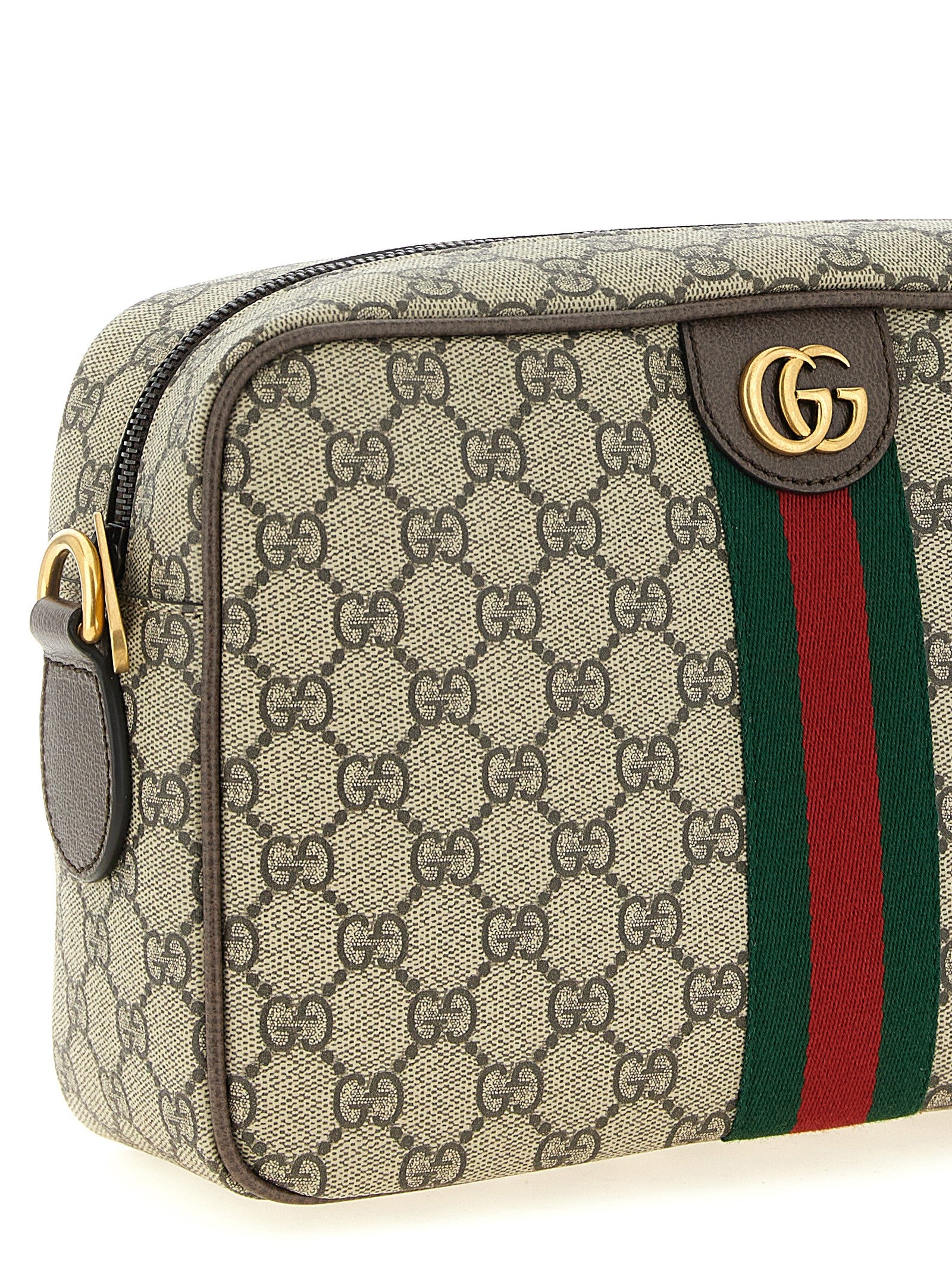Gucci Beige Polyurethane Crossbody Bag