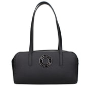 Karl Lagerfeld Black Leather Shoulder Bag
