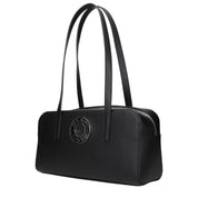 Karl Lagerfeld Black Leather Shoulder Bag