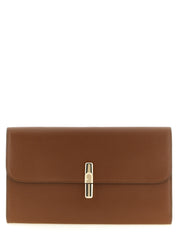 Furla Brown Calfskin Clutch Bag