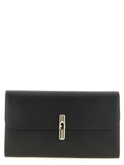 Furla Black Calfskin Clutches