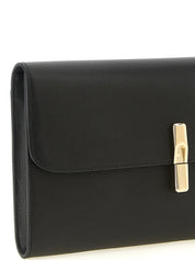 Furla Black Calfskin Clutches