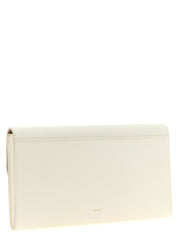 Furla White Calfskin Clutches