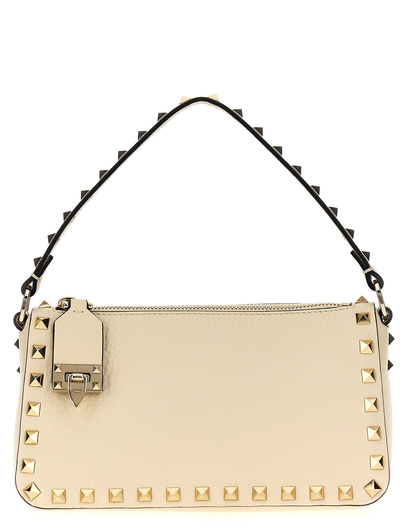 Valentino Garavani White Calfskin Shoulder Bag
