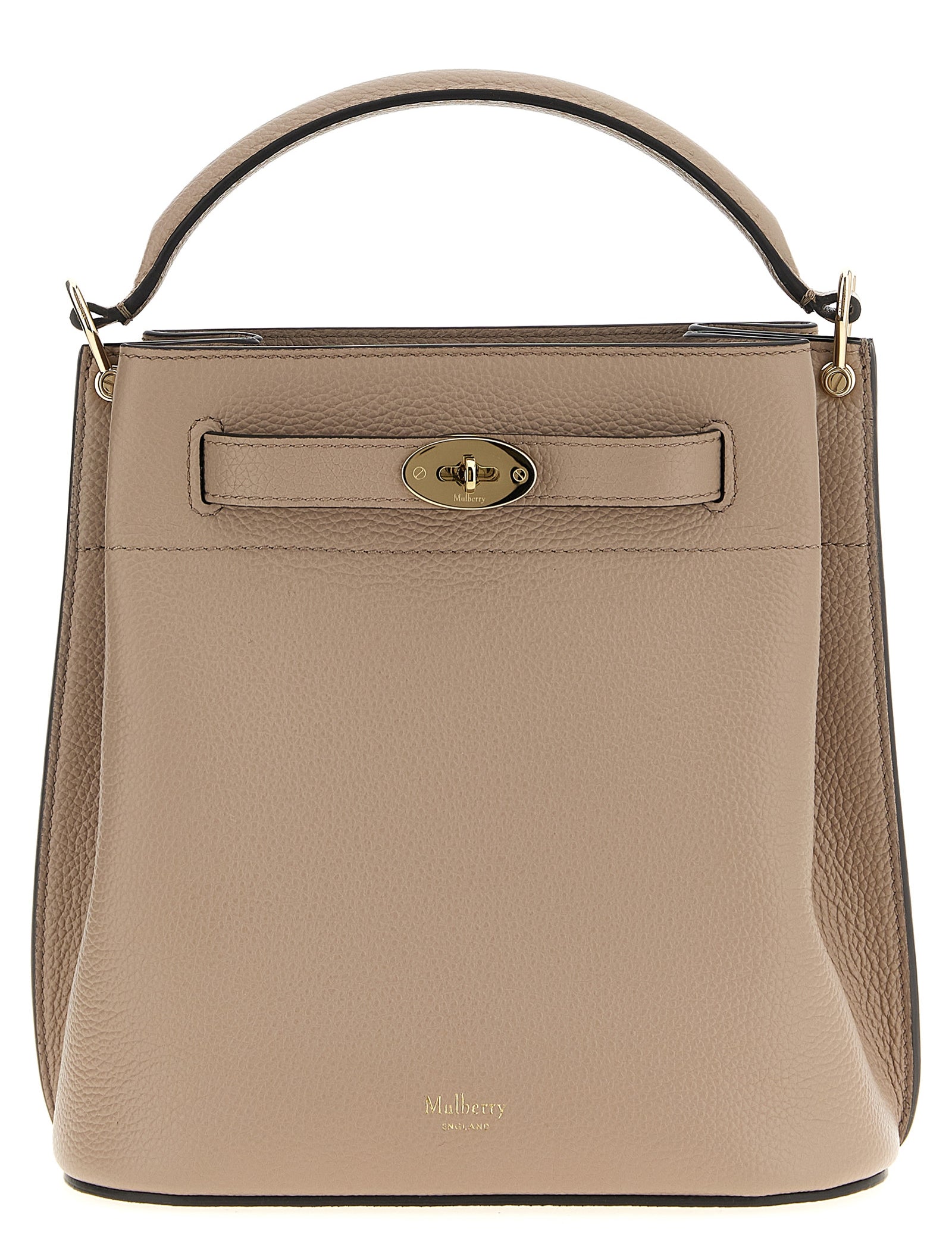 Mulberry Gray Calfskin Crossbody Bag