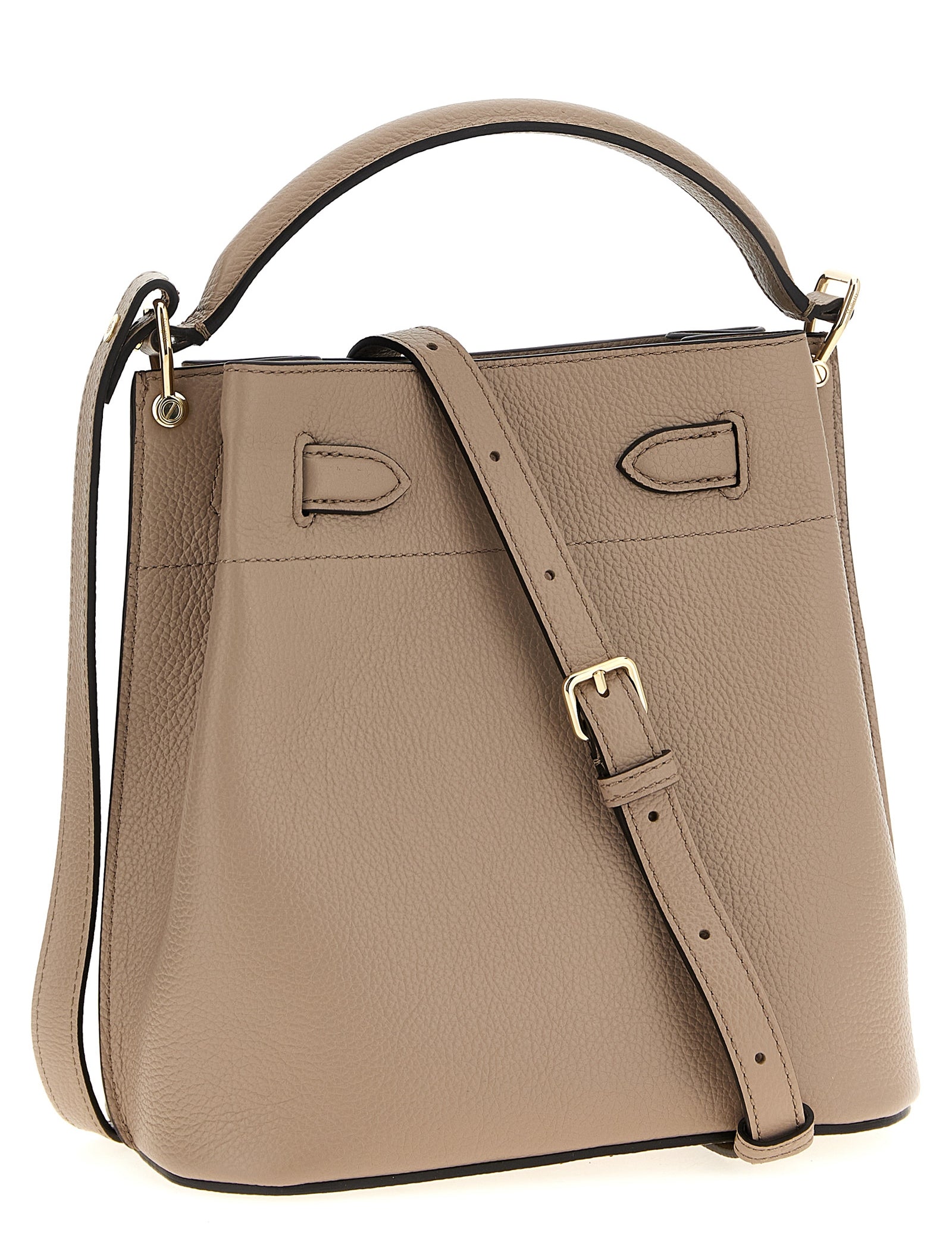 Mulberry Gray Calfskin Crossbody Bag